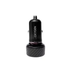 شارژر فندکی دو پورت اکسیژن مدل AC06 توان 48 وات، بدنه پلاستیکی، PD