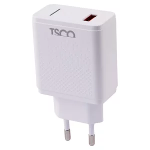 شارژر دیواری فست شارژ 18 وات تسکو مدل TTC 64 به همراه کابل Type-C 4