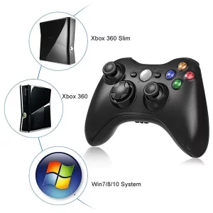 دسته بازی بی سیم X360 مناسب کامپیوتر و ایکس باکس 360 3