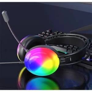 هدست گیمینگ حرفه‌ای G602 با صدای 7.1 کاناله و نورپردازی RGB 2