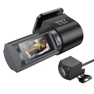 دوربین ثبت وقایع خودرو هوکو مدل HOCO DV8 (دو دوربینه با کیفیت 2K و Wi-Fi)