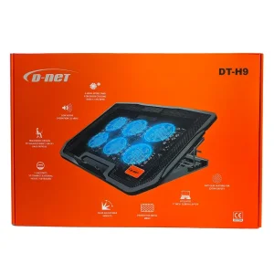 پایه خنک کننده لپ تاپ 6  فن دی نت (  D−net ) مدل  H9  (پشتیبانی تا  17 اینچ) 6