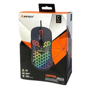 ماوس مخصوص بازی جرتک (Jertech) مدل CONTROL JR820 (طراحی لانه زنبوری، 4800 DPI) 3