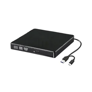 درایو نوری اکسترنال DVD-RW مدل 012 | رابط دوگانه USB 3.0 و Type-C