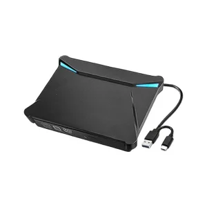 دی‌وی‌دی رایتر اکسترنال مدل 015 (Pop-Up Mobile) | کابل دوگانه Type-C و USB 3.0