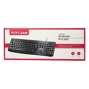 کیبورد سیمی مالتی‌مدیا تسکو (TSCO) مدل TK 8025 با حروف فارسی4