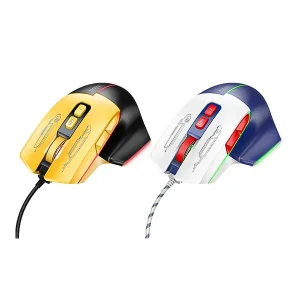 ماوس گیمینگ با سیم هوکو (Hoco) مدل GM31 | دقت 3600 DPI و نورپردازی LED 3