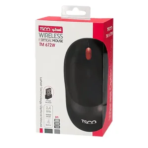 ماوس بی سیم تسکو (TSCO) مدل TM 672W | با حسگر اپتیکال و کلید DPI4