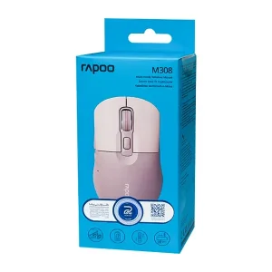 ماوس بلوتوث و بی سیم سایلنت رپو (Rapoo) مدل M308 رنگ صورتی 4