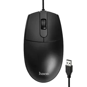 ماوس باسیم هوکو مدل GM50 | طراحی خوش‌دست، اتصال USB و مناسب استفاده روزمره