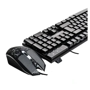 ست گیمینگ 4 کاره هوکو مدل DI86 (کیبورد، موس، هدست و موس‌پد RGB)2