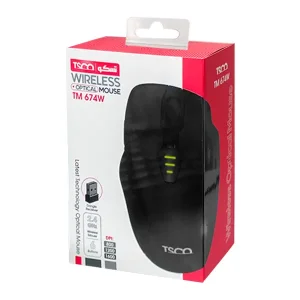 قیمت و خرید ماوس بی‌سیم تسکو مدل TM 674W (اپتیکال 6 کلید)2