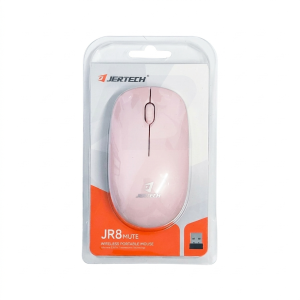 ماوس بی‌سیم جرتک (Jertech) مدل JR8 رنگ صورتی فانتزی2