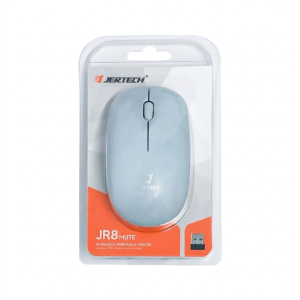 ماوس بی‌سیم جرتک (Jertech) مدل JR8 رنگ آبی یخی (آسمانی)2