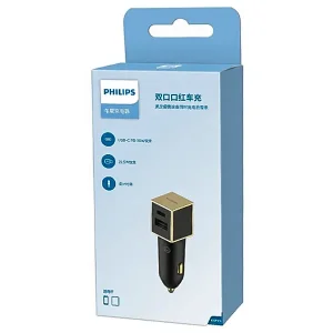 شارژر فندکی فست شارژ ۲۲.۵ وات فیلیپس (Philips) مدل DLP4106B/933