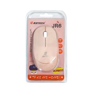 ماوس بی‌سیم جرتک مدل JR6 رنگ صورتی (Jertech JR6 Wireless Mouse)3