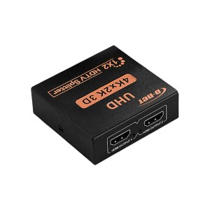 اسپلیتر HDMI دو پورت دی‌نت مدل 1x2 | سیگنال اسپلیتر 4K UHD با آمپلیفایر