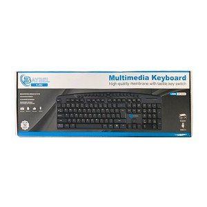 کیبورد سیمی مالتی‌مدیا بایبل (BAYBEL) مدل K-202 با حروف فارسی 2