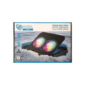 پایه خنک کننده لپ تاپ 2 فن بایبل مدل F-64 | کولپد BAYBEL + خرید اقساطی2