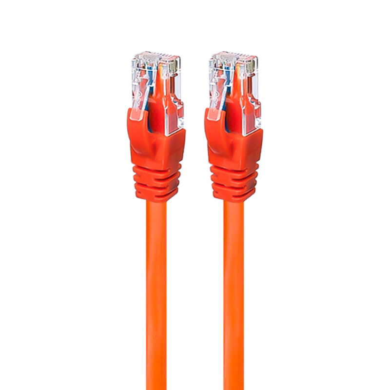 پچ کورد و کابل شبکه CAT6 برند نگزنس (Nexans) طول 15 متر (رنگ نارنجی)