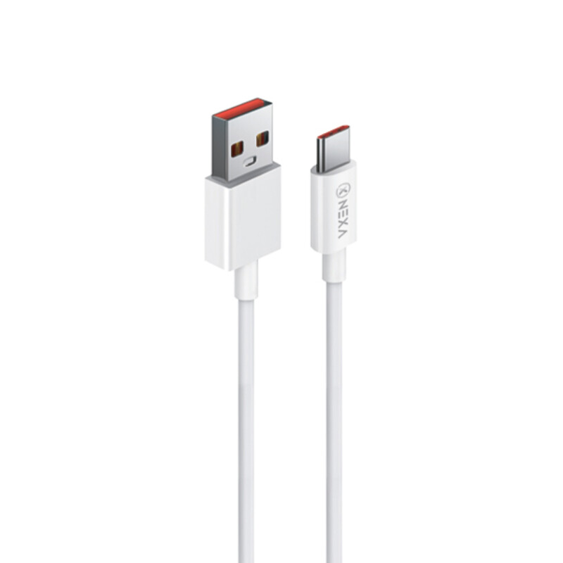 کابل شارژ سریع تایپ سی (USB به Type-C) نکسا مدل L10 خروجی 6 آمپر (طول 1 متر)