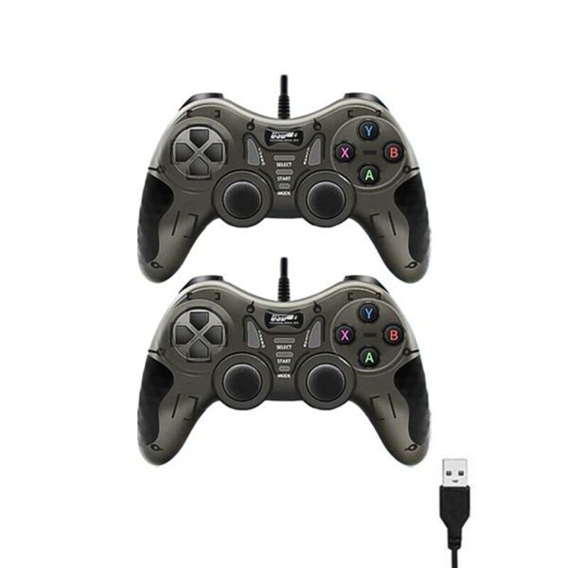 دسته بازی دوبل کامپیوتر مدل USB-606