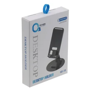 پایه نگهدارنده و هولدر رومیزی موبایل و تبلت اکسیژن مدل Oxygen HD-18 (پایه گرد ۳۶۰ درجه)