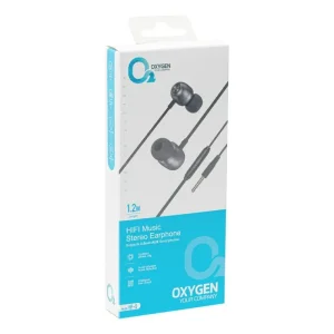هندزفری و هدفون سیمی داخل گوشی اکسیژن مدل Oxygen HF-5 (جک ۳.۵ میلی‌متری با کنترل صدا)