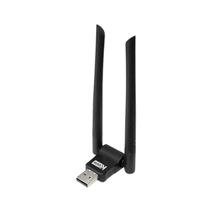 کارت شبکه بی‌سیم USB کی‌دیتا (KDATA) مدل KW006 دو آنتن