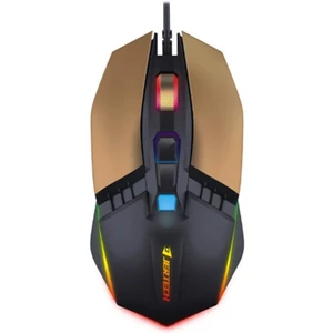 ماوس مخصوص بازی جرتک (Jertech) مدل RUMBLE JR800 رنگ طلایی (کف فلزی، 4800 DPI)