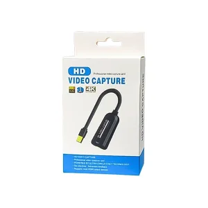 کارت کپچر اکسترنال HDMI به USB مدل 4K (مبدل تصویر برای استریم و گیمینگ)