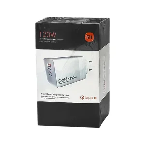 شارژر دیواری فست شارژ شیائومی مدل GaN-120W دو پورت (Type-C و USB)