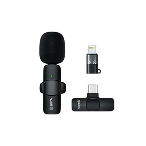 میکروفون یقه‌ای بی‌سیم بویا (Boya) مدل BY-MW3، رابط تایپ‌سی و لایتنینگ(های کپی درجه1)