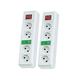 چهار راهی برق بدون کابل دنا (Dena) مدل تسلا (بسته ۲ عددی)