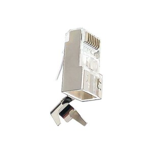 سوکت شبکه CAT7 SFTP شانه‌دار فلزی (بسته ۲۰ عددی)