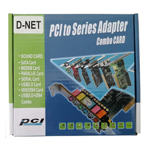 کارت USB 2.0 پی‌ی‌آی D-NET مدل 008 چهار پورت | افزایش پورت USB دسکتاپ