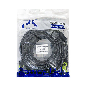 کابل HDMI کنفی پاورلینک (PK) طول ۱۰ متر (ضخیم و ضد گره‌خوردگی) 2