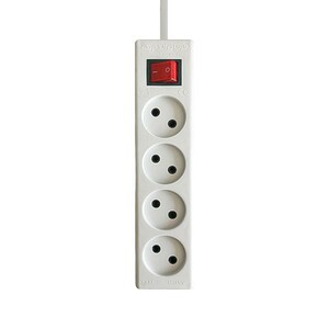 رابط و چندراهی برق 4 خانه فرحان الکتریک مدل 106 با کابل 1.8 متری