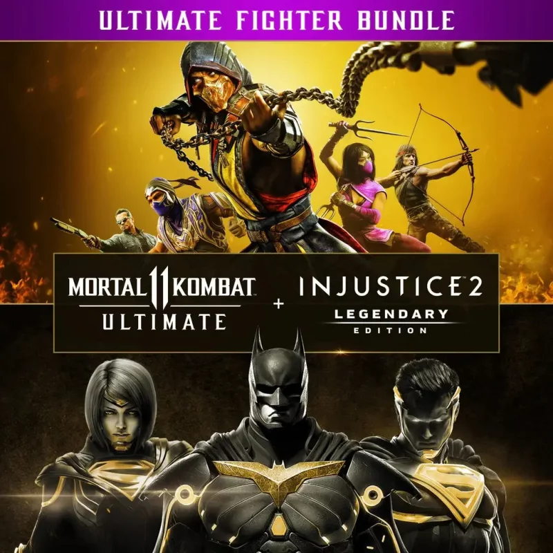 خرید اکانت قانونی Mortal Kombat 11 Ultimate + Injustice 2 Leg Bundle Edition  برای PS5