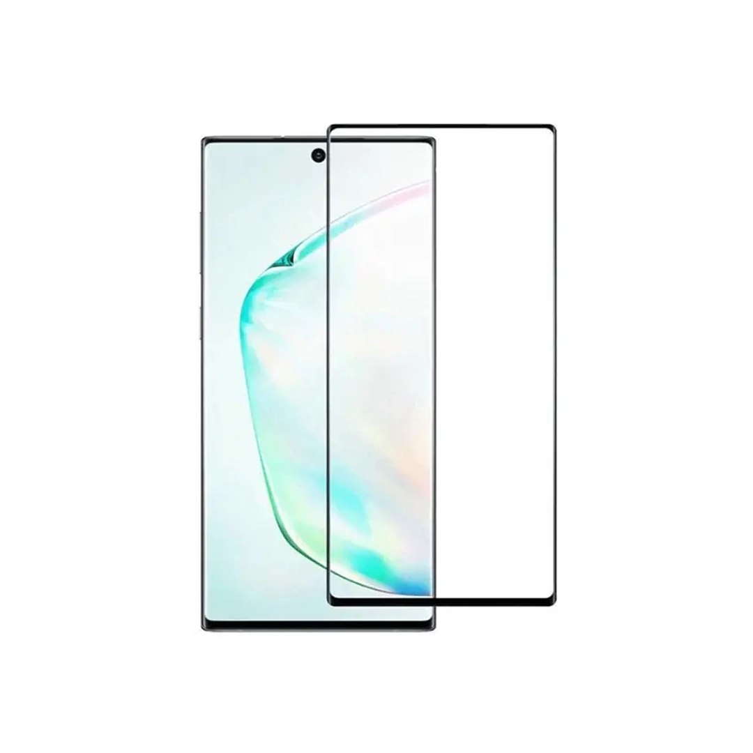 محافظ صفحه نمایش گلس نوت 10 سامسونگ تمام چسب مدل Full Glass Note 10