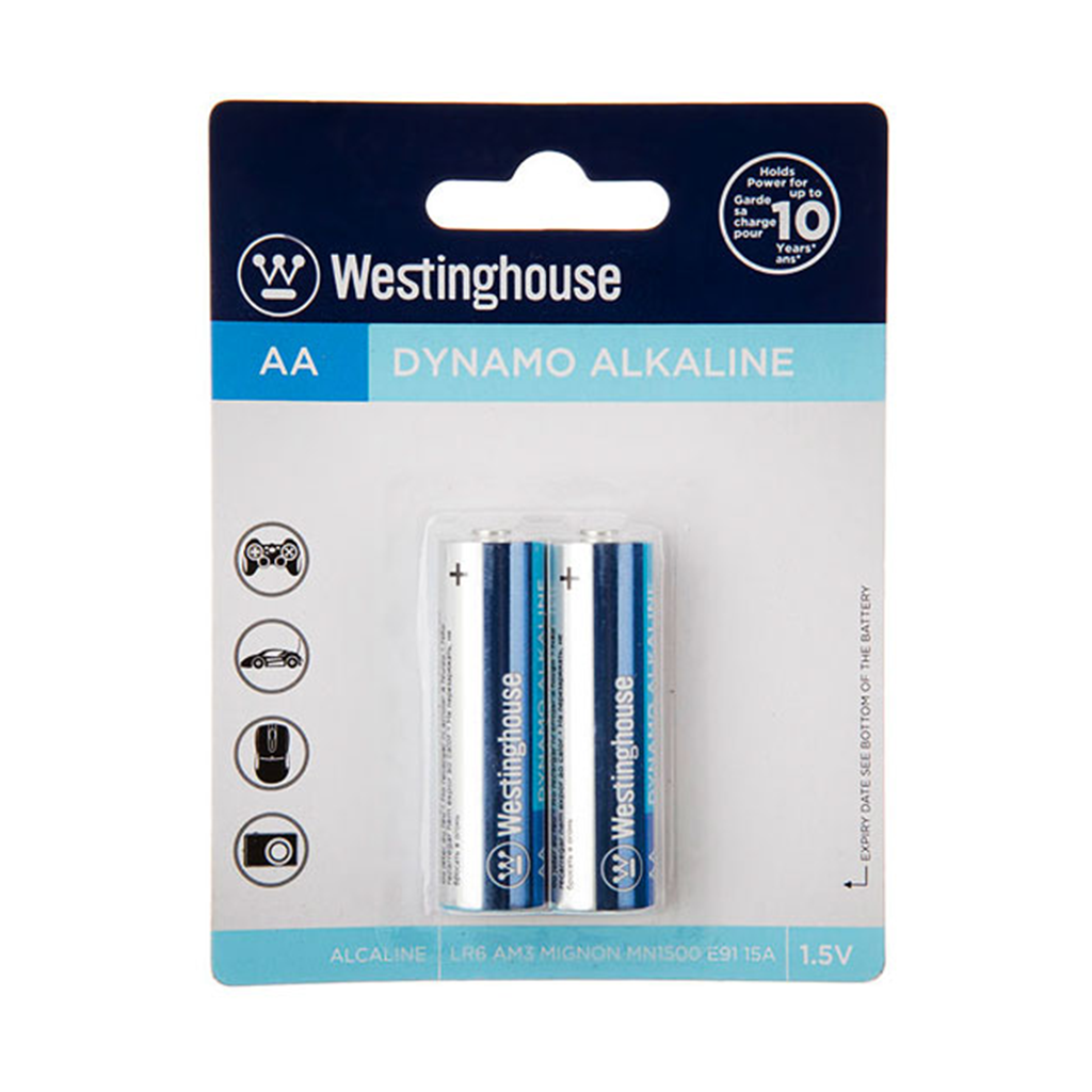 باتری قلمی وستینگ هوس مدل Dynamo Alkaline بسته 2 عددی