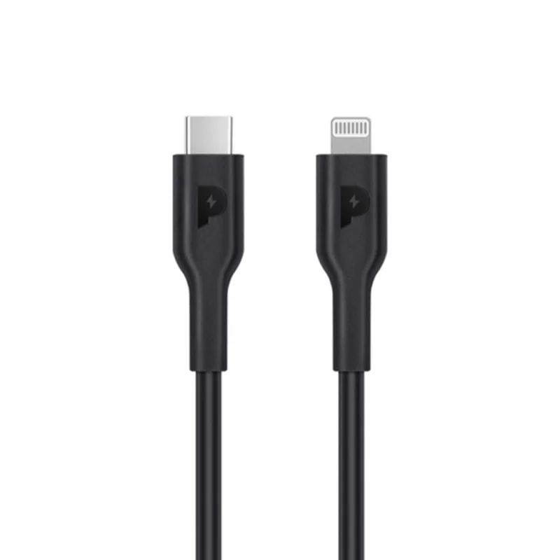 کابل تایپ سی به لایتنینگ پاورولوژی مدل USB-C Lightning طول 1.2 متر 60 وات