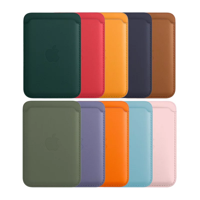 جاکارتی (والت) مگ سیف چرمی آیفون طرح اپل مدل Apple iPhone Leather Wallet MagSafe + RFID انیمیشن پاپ آپ