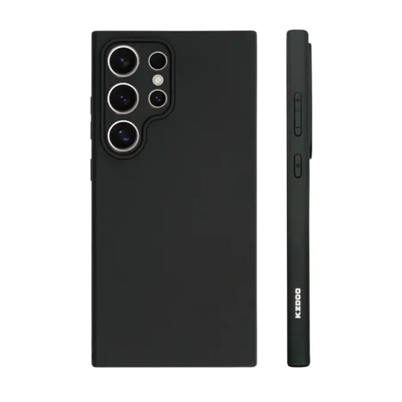 کاور نازک پلاستیک نرم مشکی مات کی‌ زد دوو مدل KZDOO Q Series مناسب اس 24 اولترا S24 Ultra سامسونگ