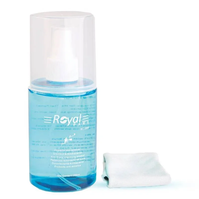 کیت تمیز کننده صفحه نمایش رویال مدل RC-2000 + دستمال میکروفایبر