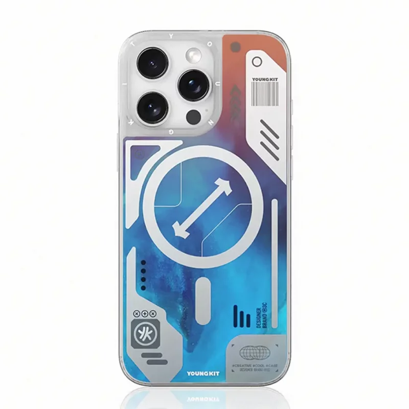 کاور مگ سیف یانگ کیت Galactic Blue Quicksand آیفون 16 پرومکس اپل iPhone 16 Pro Max