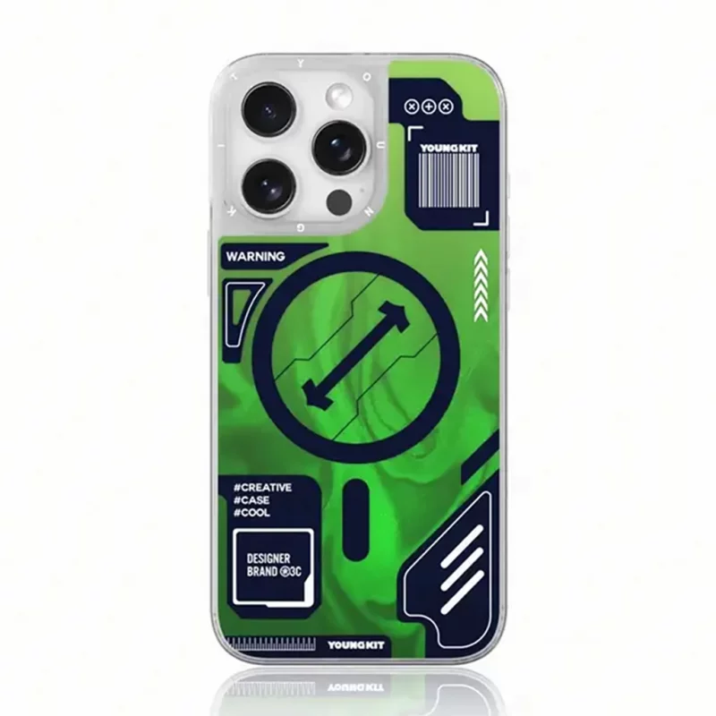 کاور مگ سیف یانگ کیت Galactic Green Quicksand آیفون 16 پرومکس اپل iPhone 16 Pro Max