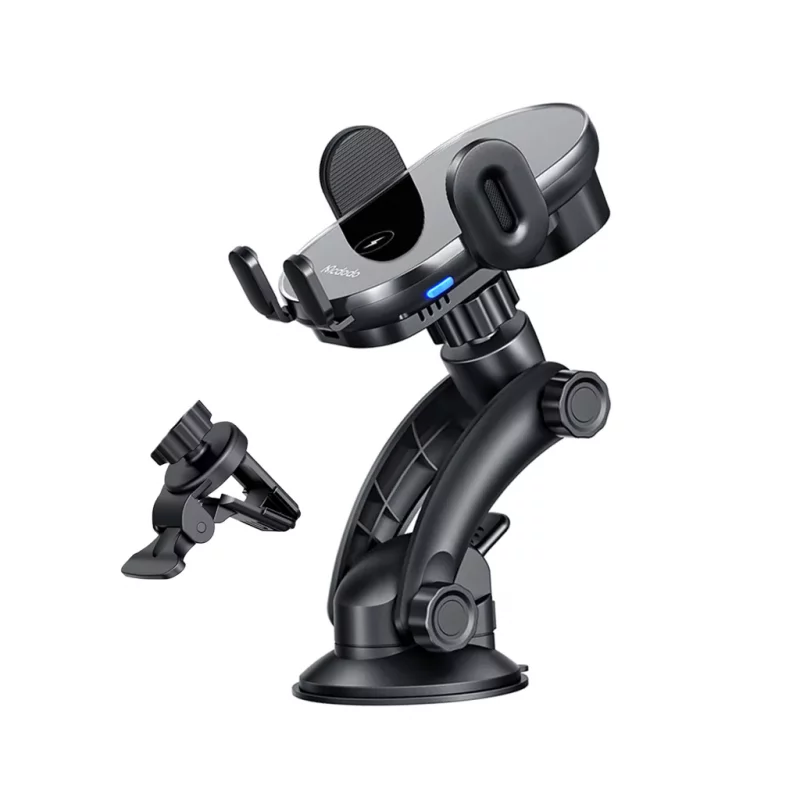 هولدر (پایه نگه دارنده) و شارژر وایرلس خودرو مک دودو گارانتی متین مدل Dual Coils Wireless CH-1600