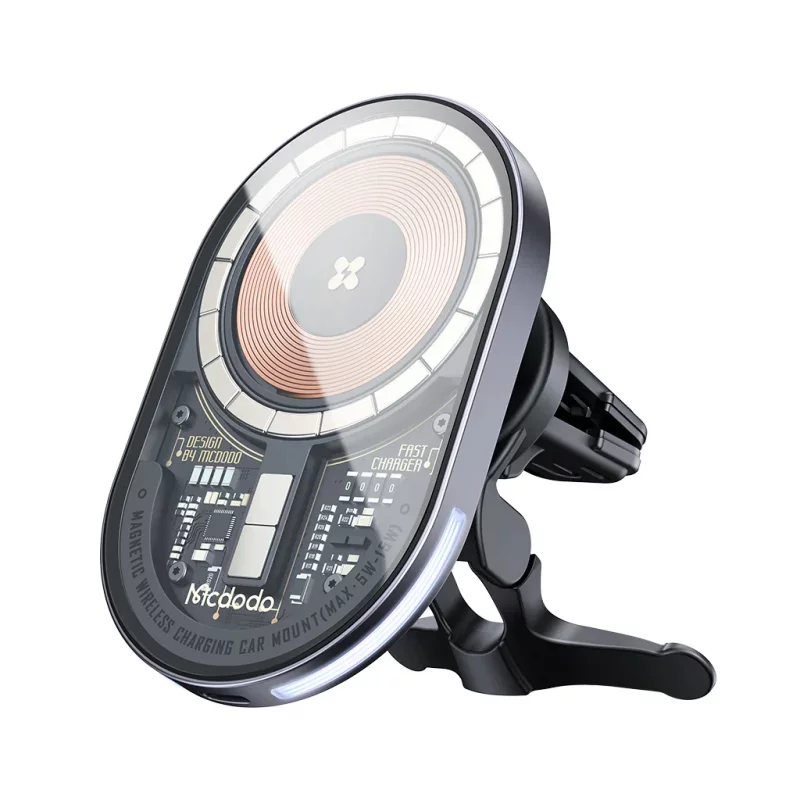 هولدر و شارژر وایرلس مگ سیف خودرو مک دودو گارانتی متین مدل Mcdodo CH-2340