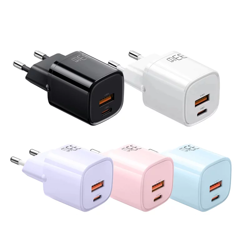 آداپتور شارژر 2 پورت 33 وات PD مک دودو گارانتی متین Mcdodo 33W GaN PD Dual Output CH-015